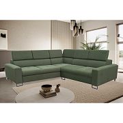 HUGO I rohová sedací souprava, levá, olivová Sand 37