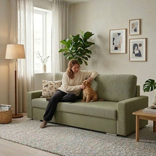 SAMUEL pohovka, olivová