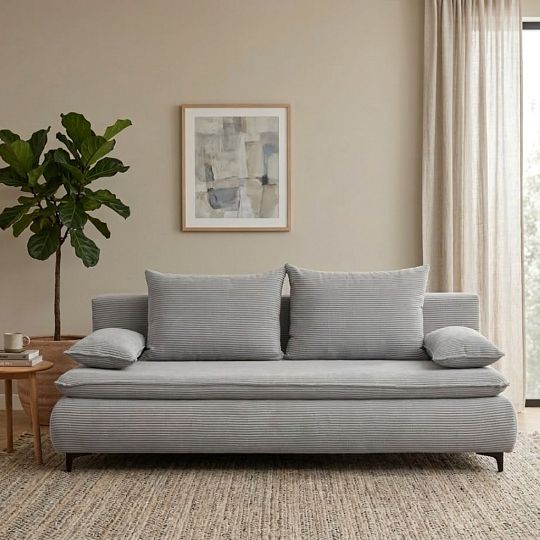 PAROS pohovka, světle šedá