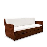 DONATELO C postel 100 cm, rozklad a úložný prostor, třešeň