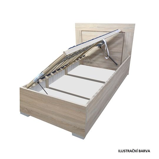 DOMINGO postel 90, rošt + úložný prostor, pino aurélio