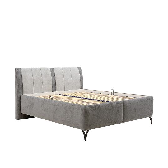 TIFANY NEW čalouněná postel 180 + rošt, tmavě šedá