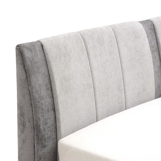 TIFANY NEW čalouněná postel 180 + rošt, tmavě šedá