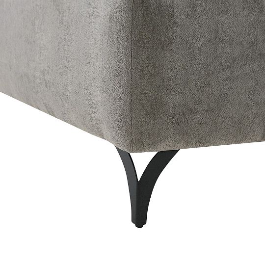 TIFANY NEW čalouněná postel 180 + rošt, tmavě šedá