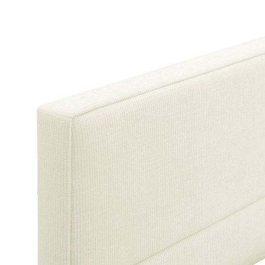 MINNESOTA čalouněná postel 180 + rošt, smetanová