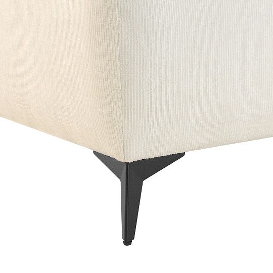 MINNESOTA čalouněná postel 180 + rošt, smetanová