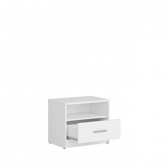 Nepo Plus Noční stolek KOM1S Bílý