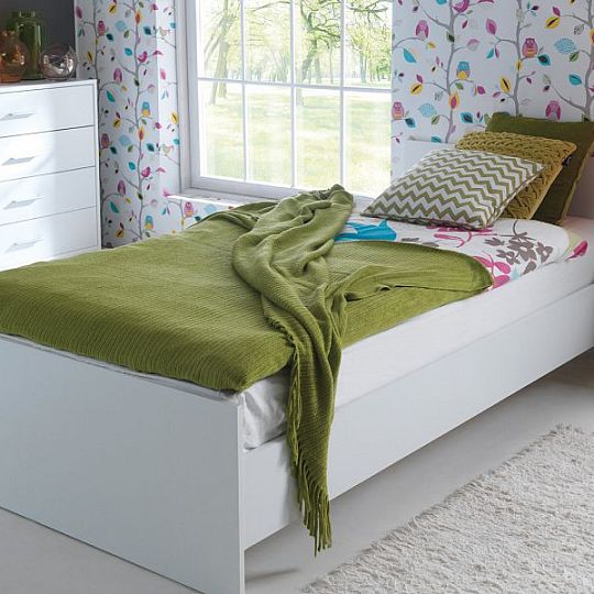 Nepo Plus Noční stolek KOM1S Bílý