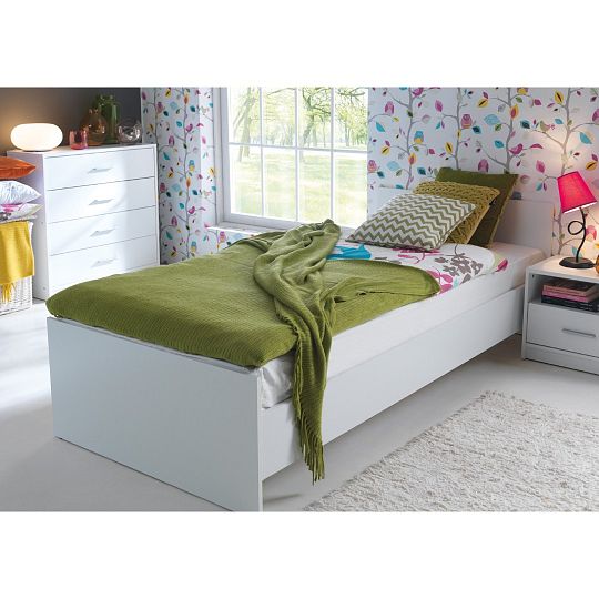 NEPO PLUS postel 90 cm, bílá