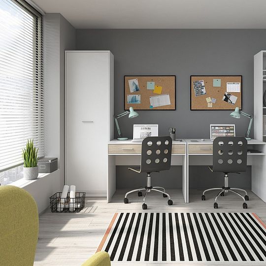 Nepo Plus policová skříň REG1D, univerzální, Bílá