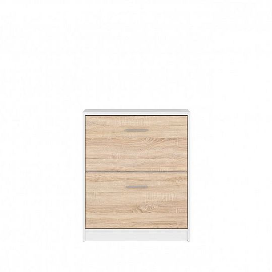 Nepo Plus Botník SFB2K2 Bílá/dub sonoma