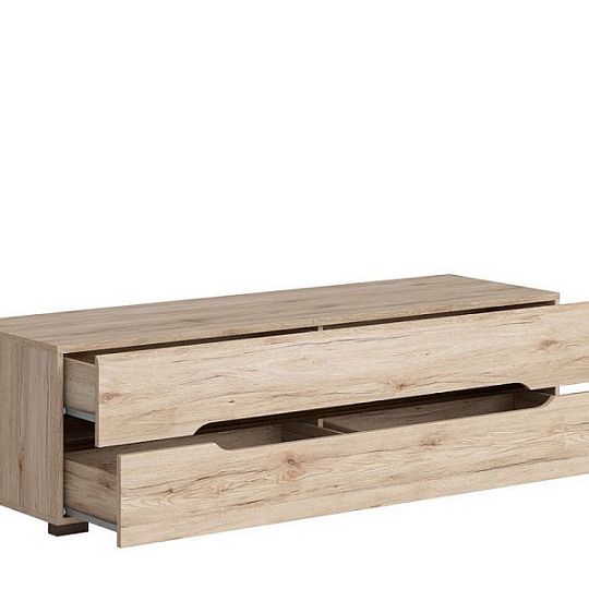 Elpasso Televizní stolek RTV2S Dub san remo světlý/dub wenge hnědý