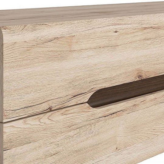 Elpasso Televizní stolek RTV2S Dub san remo světlý/dub wenge hnědý