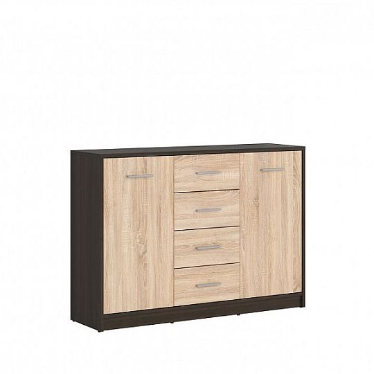 Nepo Komoda KOM2D4S Wenge/Dub Sonoma