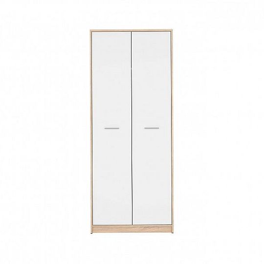 Nepo Plus Šatní skříň SZF2D Dub sonoma/Bílá
