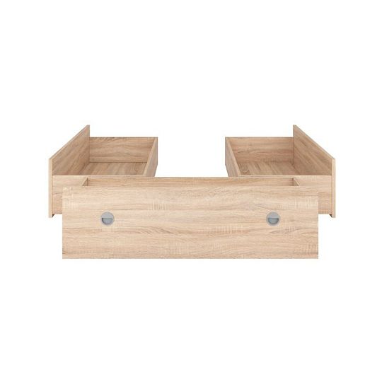 Nepo Plus Šuplíky k posteli 140 cm, Dub sonoma