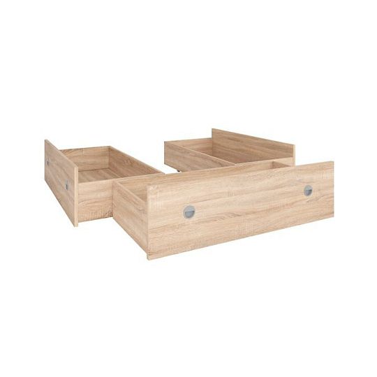 Nepo Plus Šuplíky k posteli 140 cm, Dub sonoma