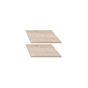 Sada polic Nepo Plus 38, k šatní skříni SZF3D2S, Dub sonoma