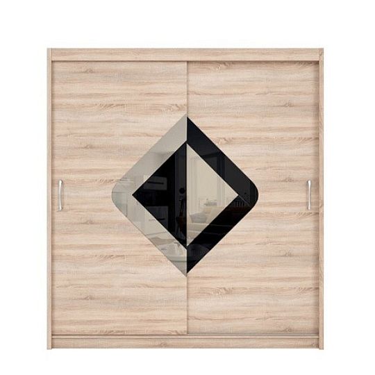 F38 ELDA šatní skříň SZF/200/8, dub sonoma