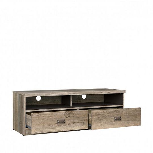 Malcolm Televizní stolek RTV2S Dub canyon monument/šedý wolfram