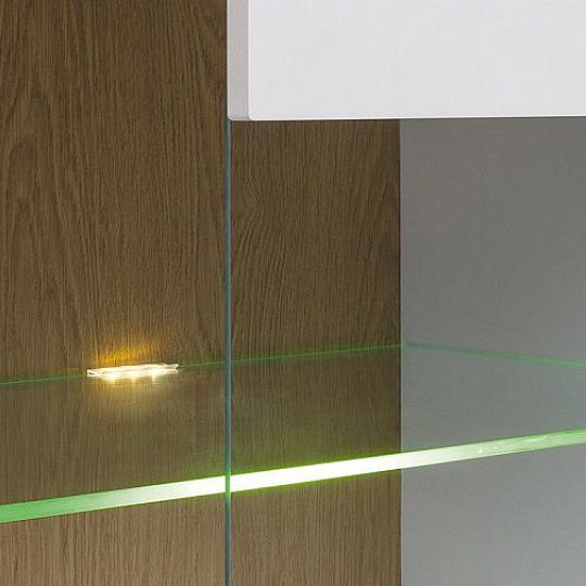 Arendal Vitrína REG2D2W/101, bílá alpská/bílá