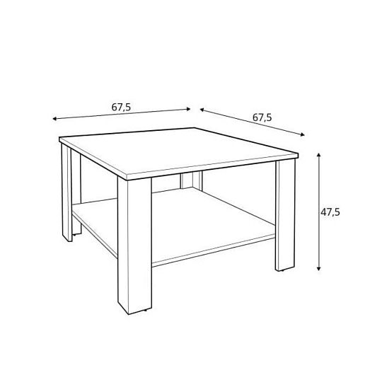 Odette konferenční stolek, dub stirling
