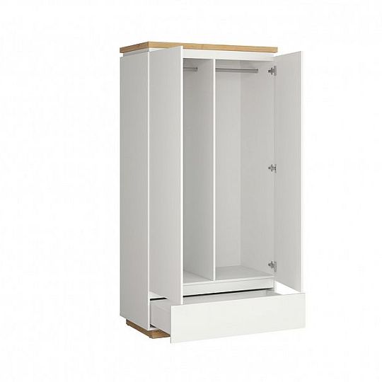 ERLA police do skříně, bílá (3 kusy v balení)