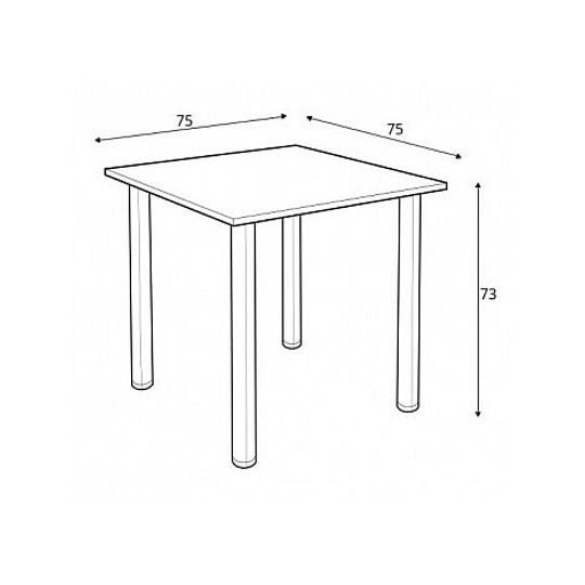 MIKLA jídelní stůl, dub stirling