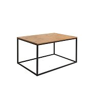 AROZ konferenční stolek LAW/100, dub lancelot/černá