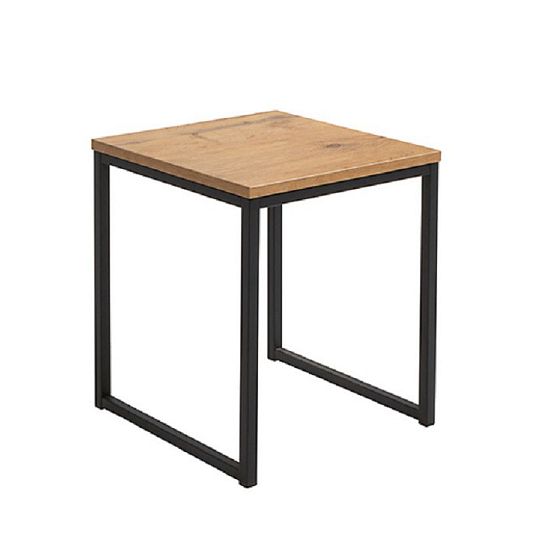 AROZ set konferenčních stolků LAW/40+LAW/50, dub lancelot/černá