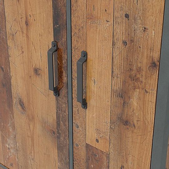 WESTON šatní skříň SZF2D2S, borovice old style/matera