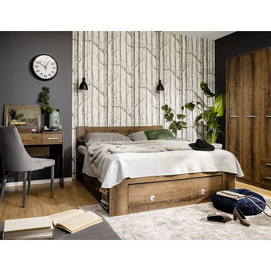 NEPO PLUS postel 140 cm, dub monastery