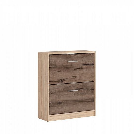 NEPO PLUS botník SFB2K2, dub sonoma/dub monastery