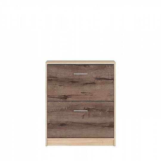 NEPO PLUS botník SFB2K2, dub sonoma/dub monastery