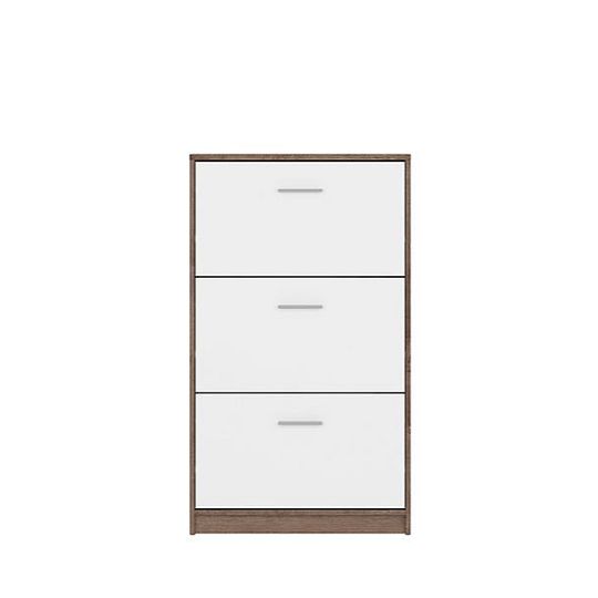 NEPO PLUS botník SFB3K, dub monastery/bílá