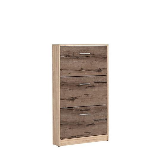 NEPO PLUS botník SFB3K, dub sonoma/dub monastery