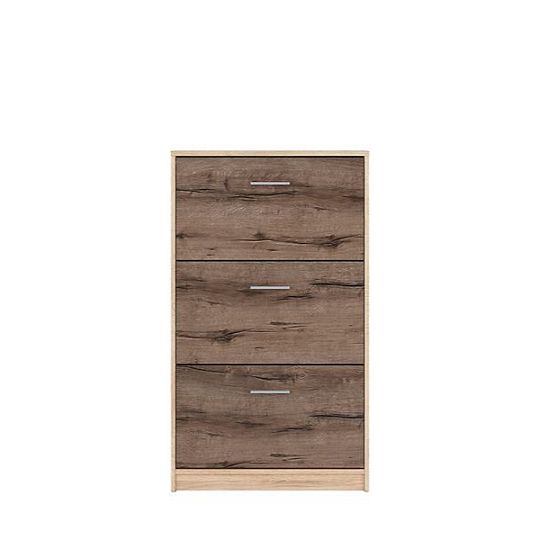 NEPO PLUS botník SFB3K, dub sonoma/dub monastery