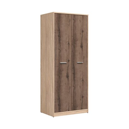 NEPO PLUS šatní skříň SZF2D, dub sonoma/dub monastery