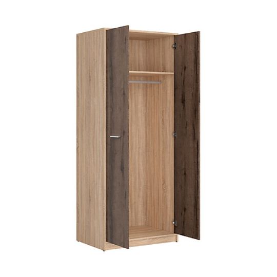 NEPO PLUS šatní skříň SZF2D, dub sonoma/dub monastery