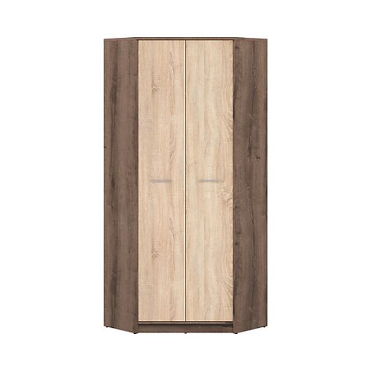 NEPO PLUS rohová šatní skříň SZFN2D, dub monastery/dub sonoma