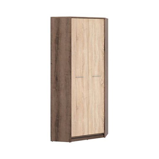 NEPO PLUS rohová šatní skříň SZFN2D, dub monastery/dub sonoma