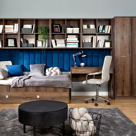 NEPO PLUS šuplík SZU k posteli 90 a 120, dub monastery