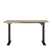 SPACE OFFICE psací stůl BIU/140/90/B/L, levá, dub artisan