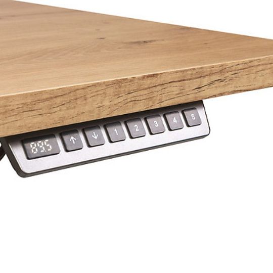 SPACE OFFICE psací stůl BIU/140/90/B/L, levá, dub artisan