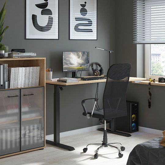 SPACE OFFICE psací stůl BIU/160/70/B, dub artisan