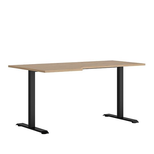 SPACE OFFICE psací stůl BIU/160/90/A/L, levá, dub artisan