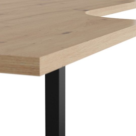 SPACE OFFICE psací stůl BIU/160/90/A/L, levá, dub artisan