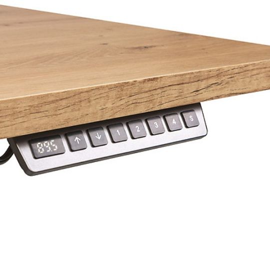 SPACE OFFICE psací stůl BIU/160/90/B/P, pravá, dub artisan