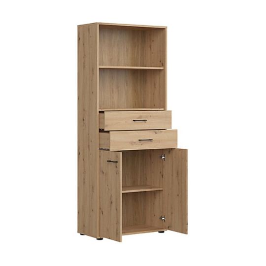 SPACE OFFICE regál REG2D2S/200, dub artisan