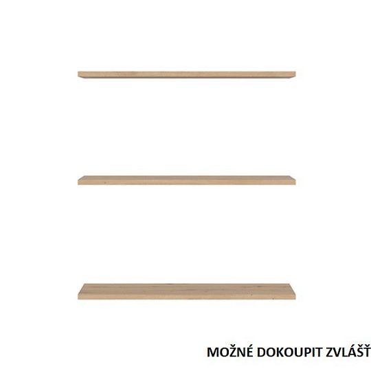 SPACE OFFICE šatní skříň SZF2D/200, dub artisan